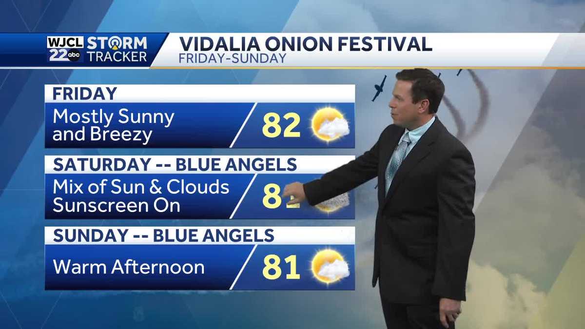 Beautiful spring weather throughout the weekend - WJCL