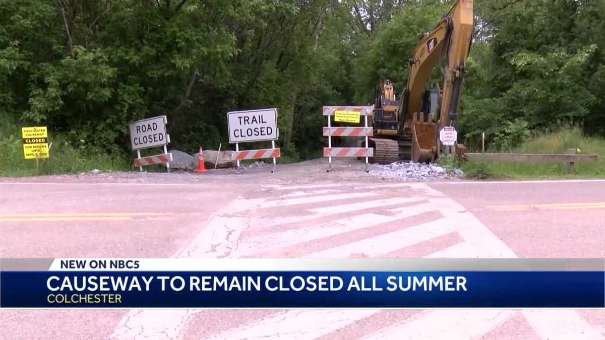 COVID19 delays work to Colchester Causeway, will remain closed until fall