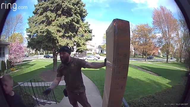 WATCH: UPS driver rescues boy trapped under heavy package - Vimarsana News