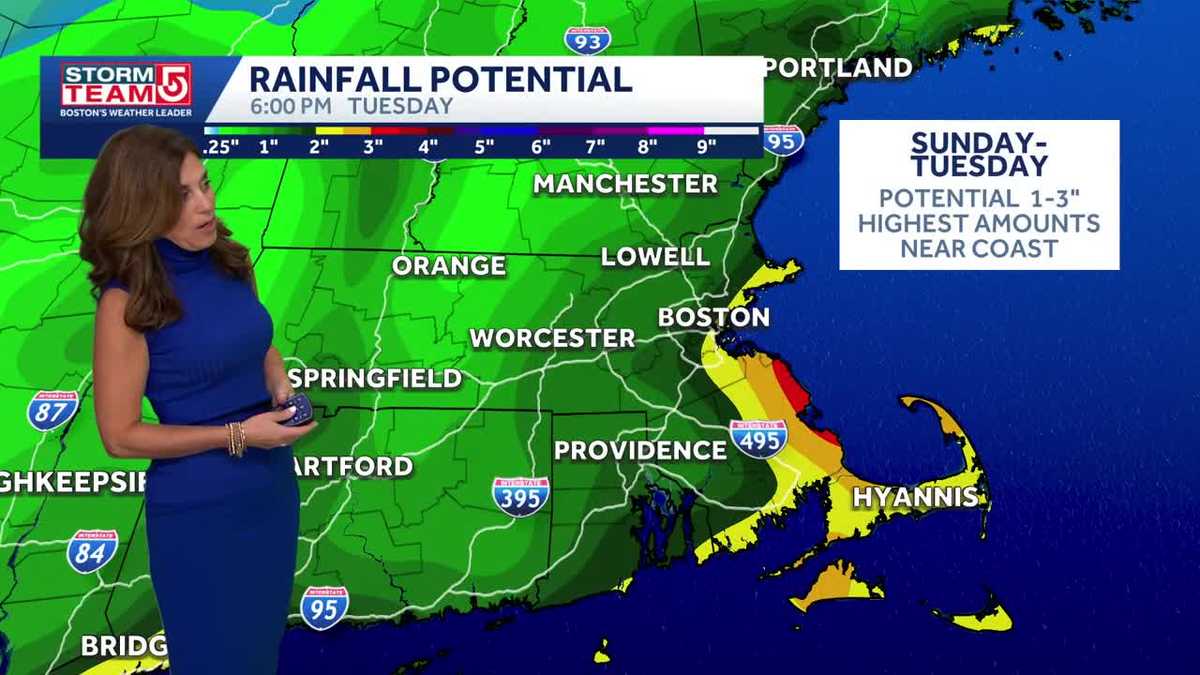 Video: Pleasant day before coastal storm moves in