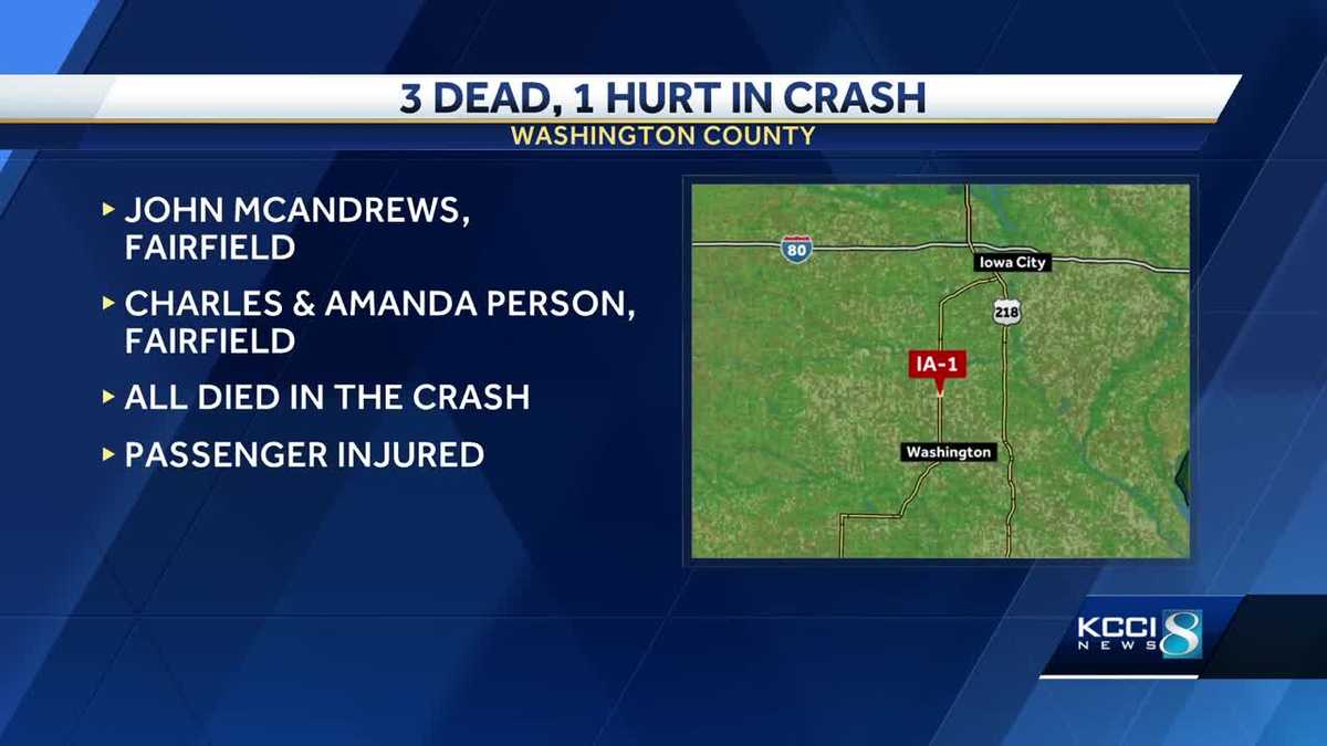 Deadly crash: Authorities identify 2 Iowans killed in Washington County ...