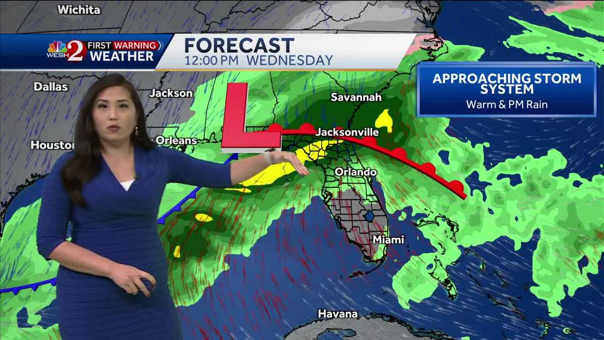 Cold Start To The Week, Rain Returns Wednesday