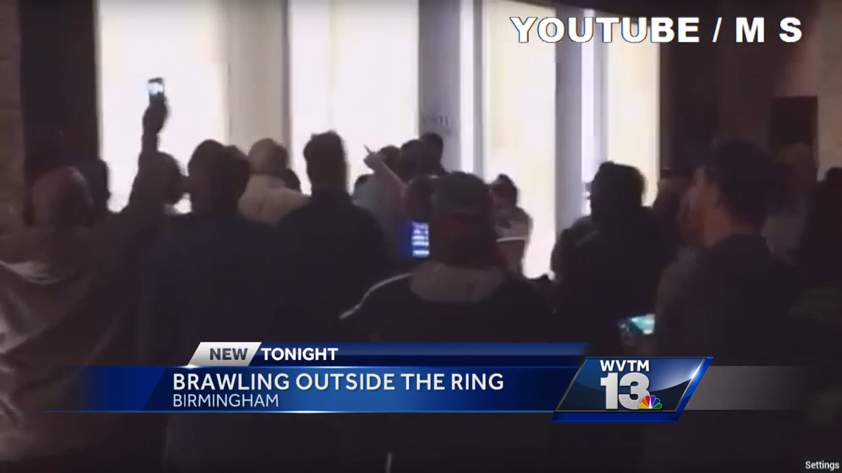 Fan captures cellphone video of hotel brawl after Deontay Wilder fight in Birmingham