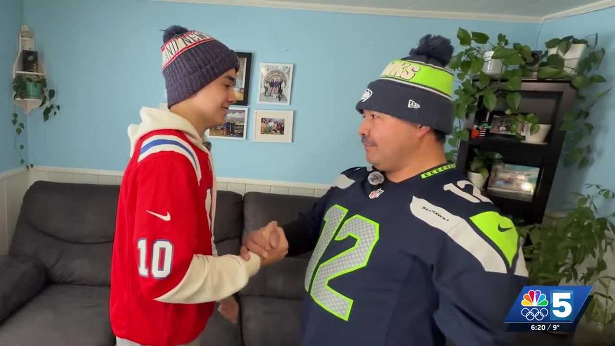 Seahawks v. Patriots: Vermont father and son share friendly rivalry as Super Bowl 60 approaches