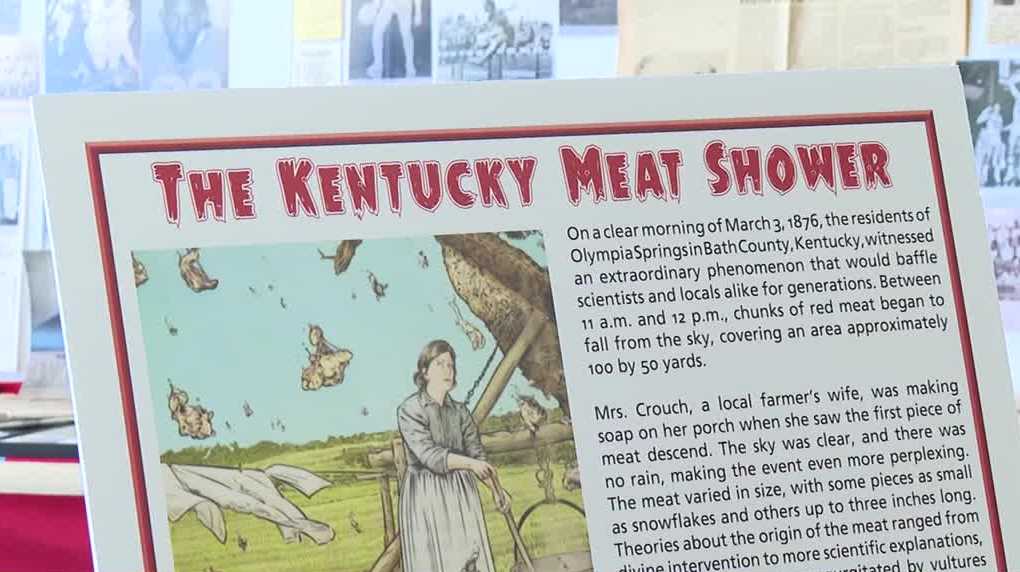 Kentucky town embracing the unusual history of the 'Meat Shower'