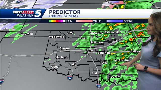 TIMELINE: Storms expected to move into Oklahoma tomorrow - Vimarsana News