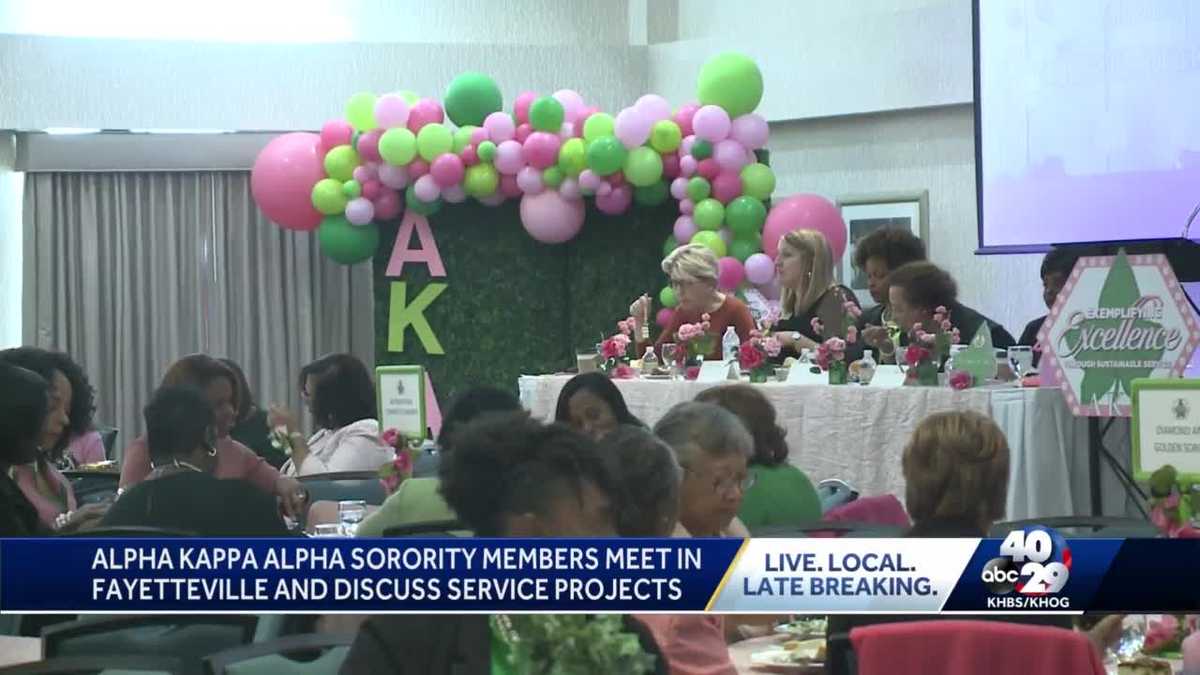 Alpha Kappa Alpha sorority members meet in Fayetteville to discuss ...