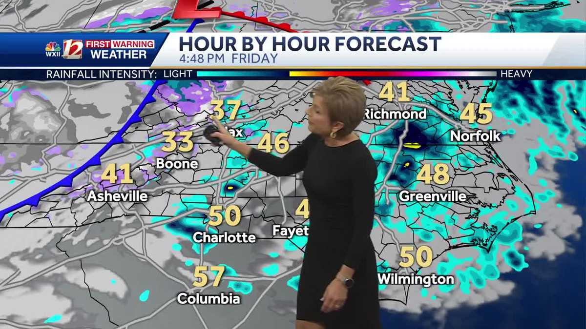 WATCH: Cool Friday, passing showers and mountain snow