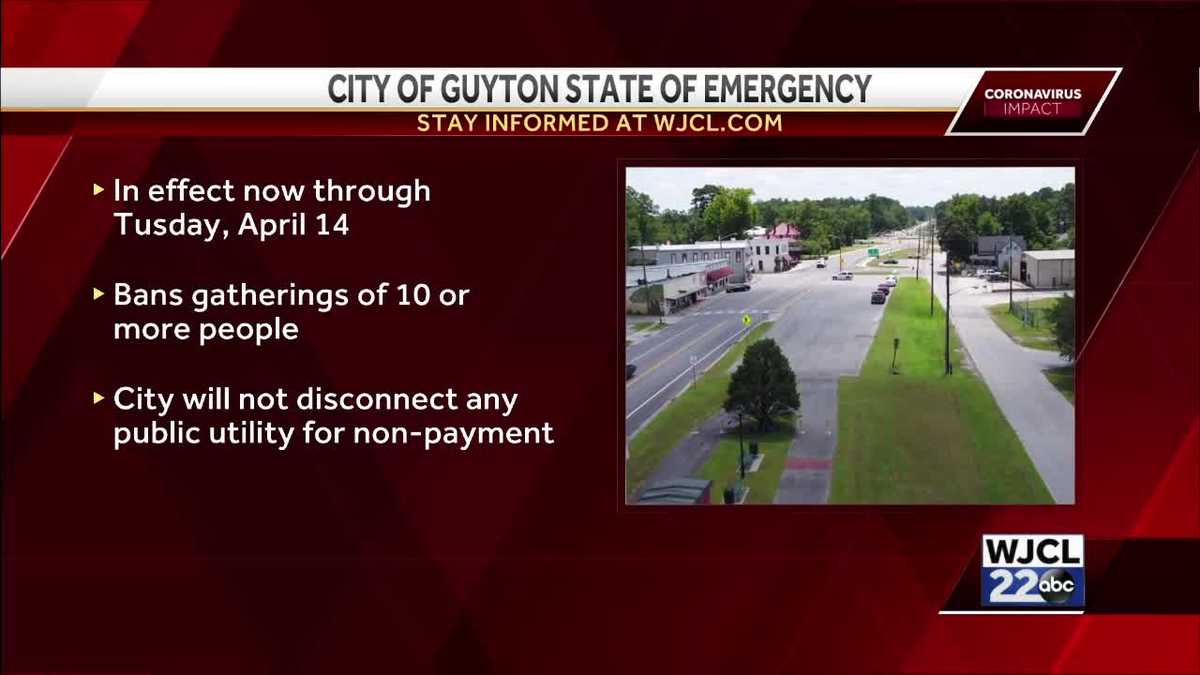 City of Guyton declares State of Emergency over COVID19