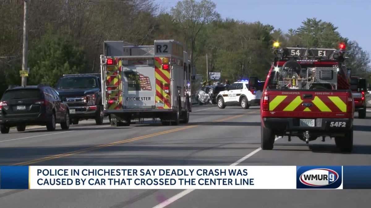 Man, 91, killed in 3car crash in Chichester, New Hampshire, police say