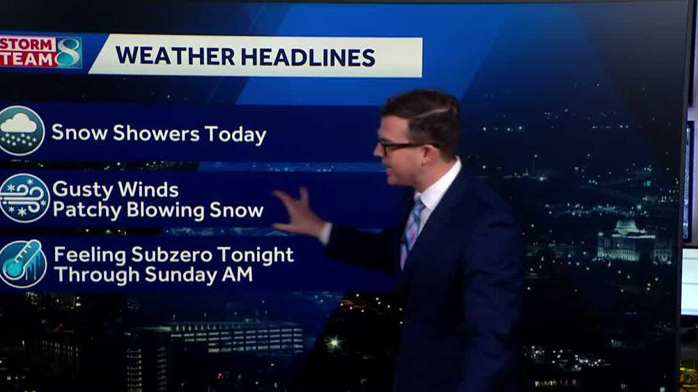 Iowa weather: Snow showers move in ahead of a frigid weekend