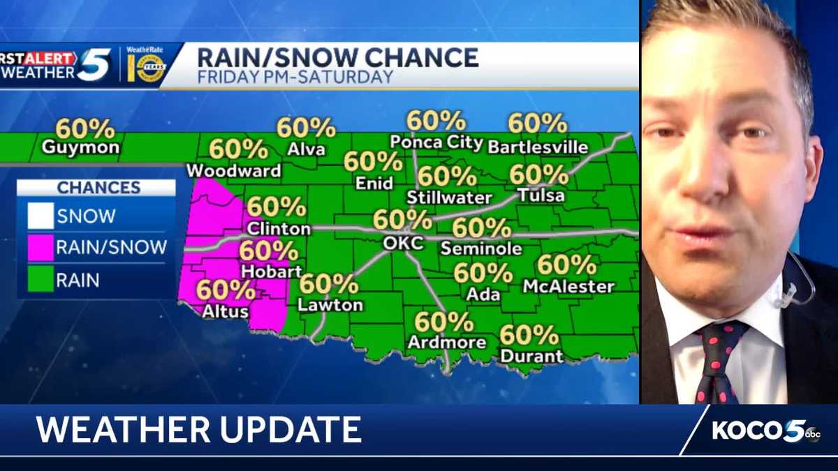 Cooler temperatures and wetter weather on the way