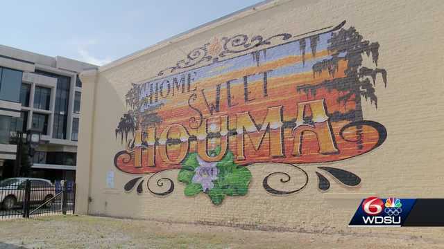 'Home Sweet Houma': New mural depicts sunrise after Ida's rain - Vimarsana News