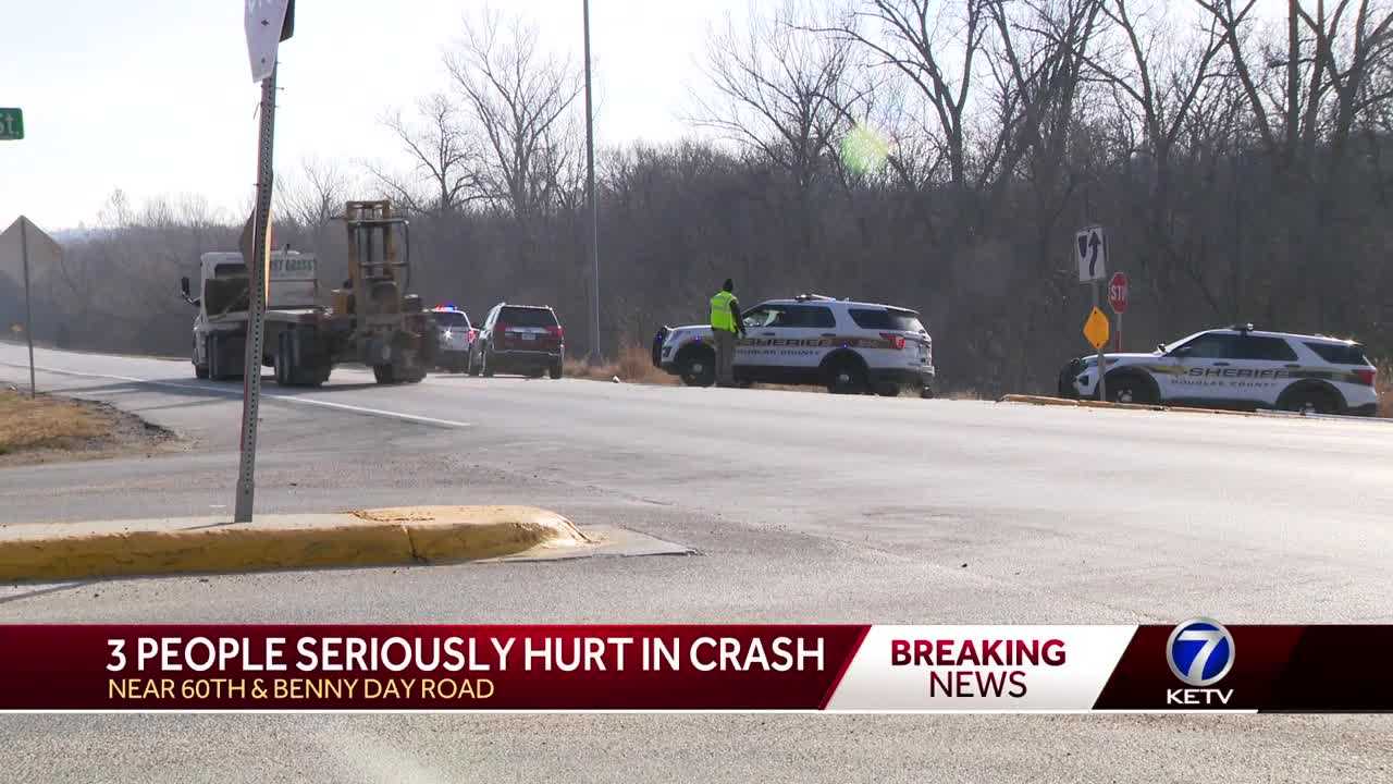 Omaha Crash Seriously Injures 3 People