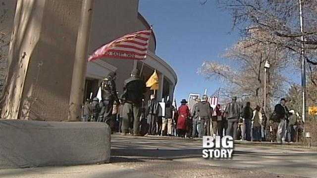 Santa Fe gun rally