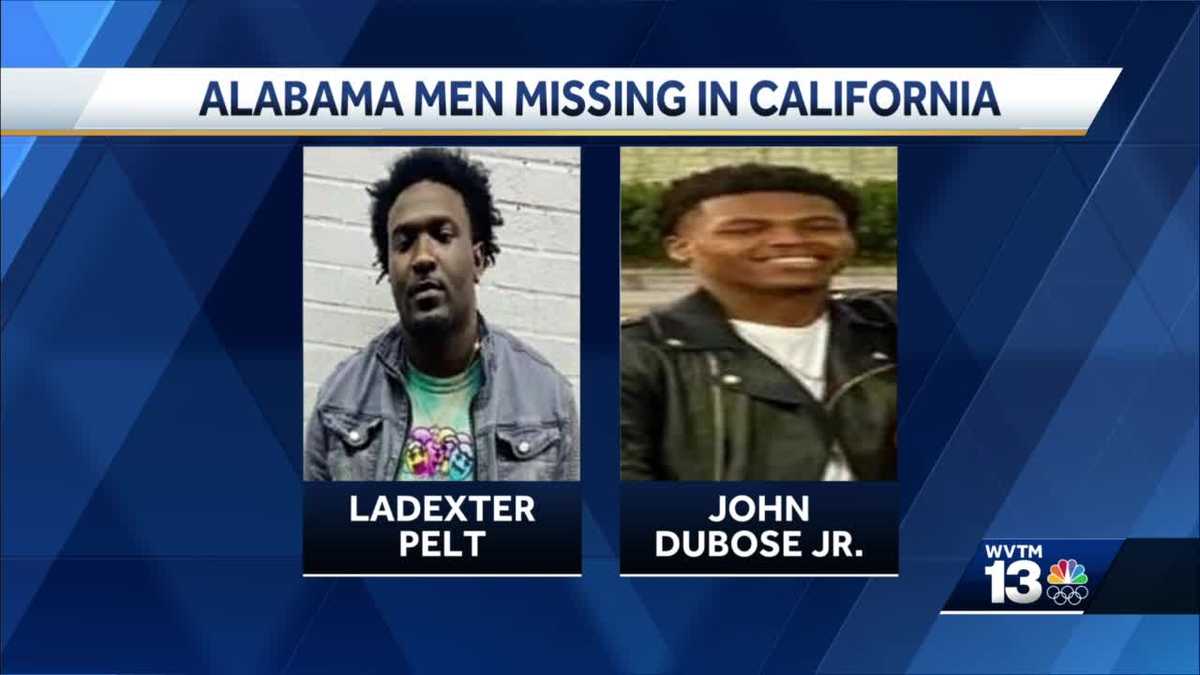 Missing Alabama men flight California Eutaw City Council Tracey Hunter