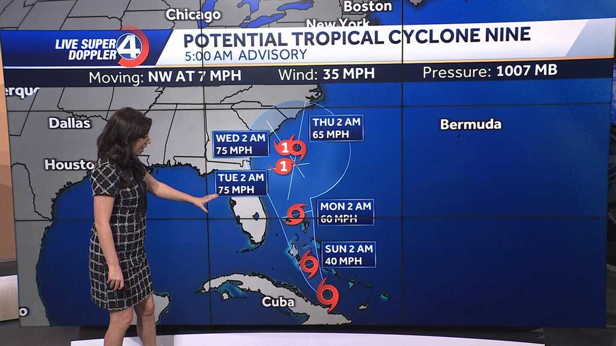 Saturday morning tropical update and Carolina impacts