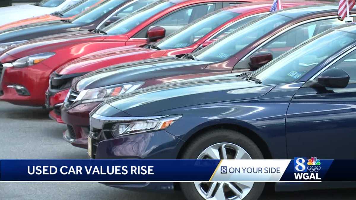 USED CAR VALUES reaching historic levels