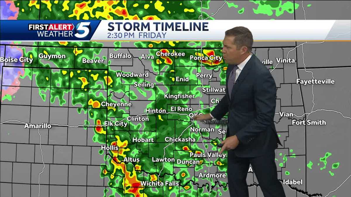 Heavy rain moves in
