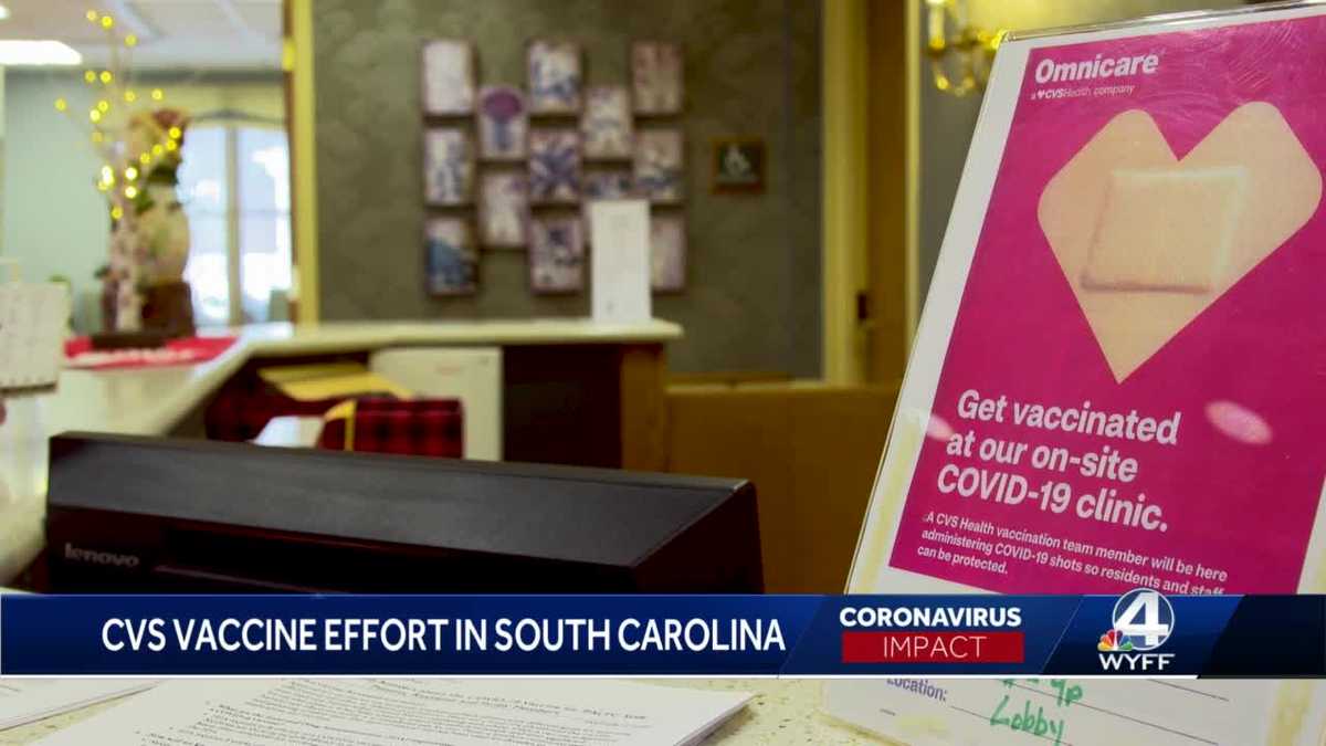 CVS to begin vaccinations of longterm care residents in South Carolina
