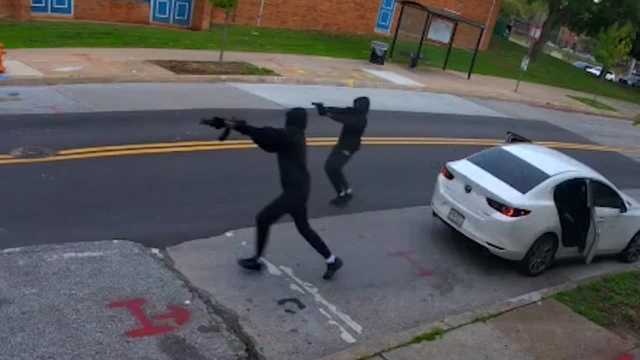 Baltimore police release video after 11-year-old boy shot in drive-by at Upton playground