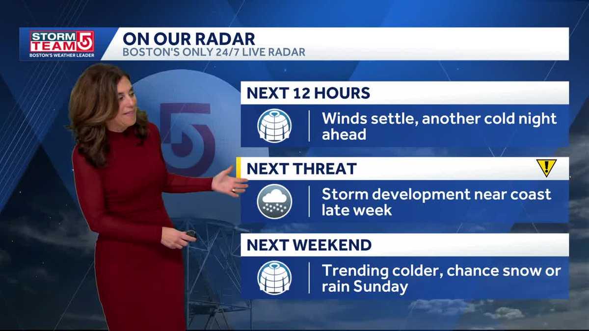 Video: Trending colder with chance for snow this weekend