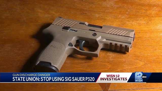 Wis. FOP recommends police across the state stop using Sig Sauer P320 - Vimarsana News