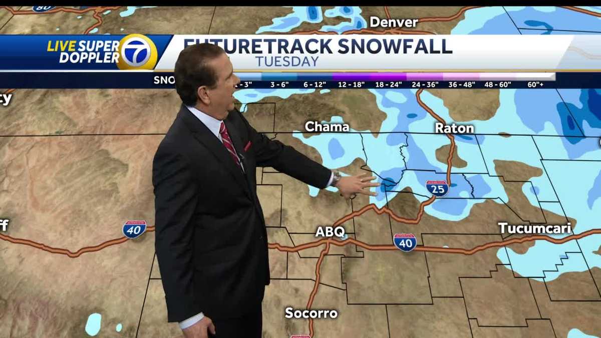 Fast moving storm heading to New Mexico!