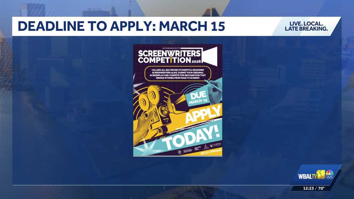 Mayor's Screenwriters' Competition to showcase Baltimore