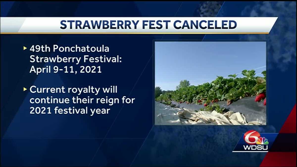 Strawberry Festival in Louisiana called off for 2020
