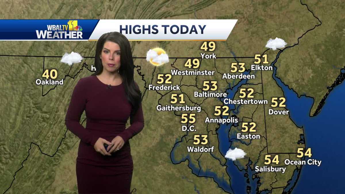 Chilly and cloudy conditions for Black Friday