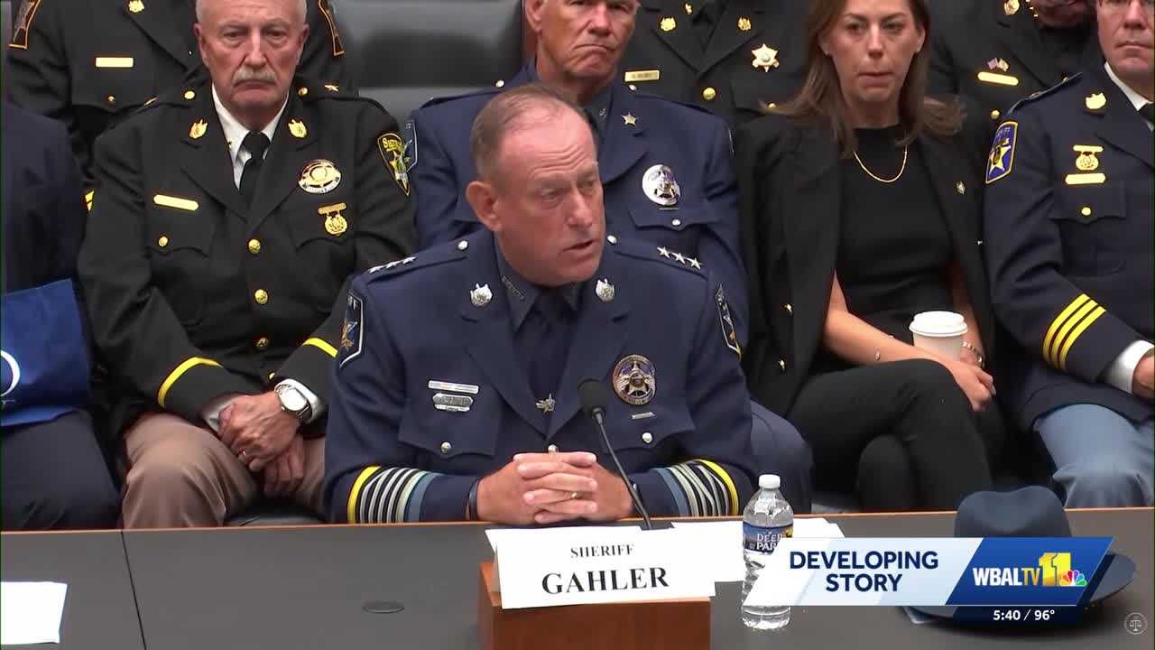 Harford sheriff testifies on immigration , says border wide open