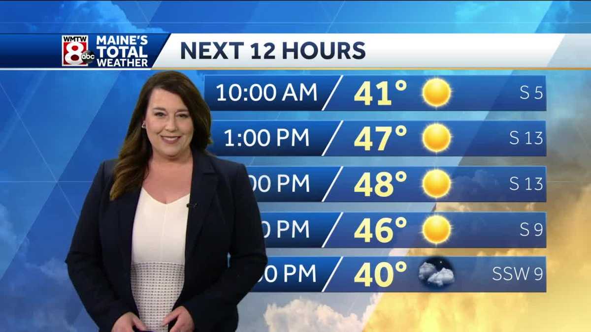 Sunny today - tracking the next round of rain