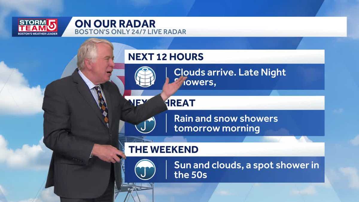 Video: Clouds increasing, chilly tonight