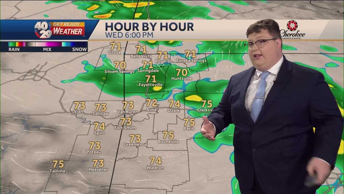 Rain sticks around in the River Valley Tuesday morning