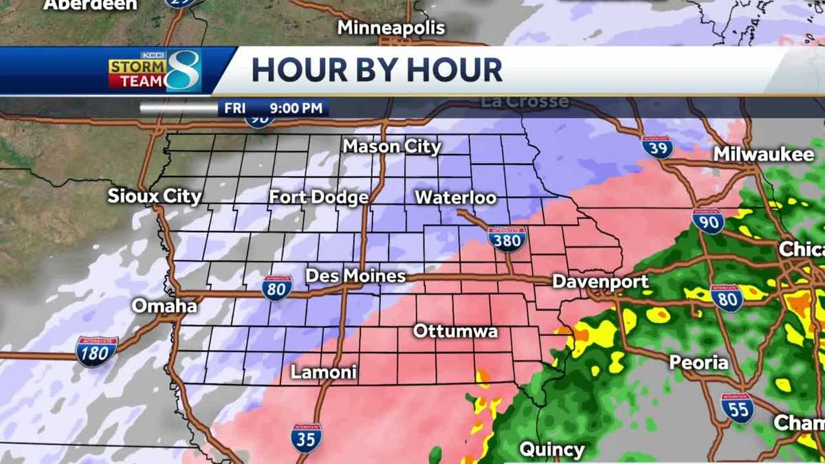 FUTURECAST Timing, totals for winter storms