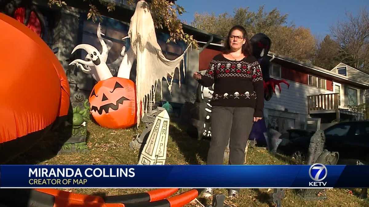 Omaha Facebook group creates map of houses decked out for Halloween