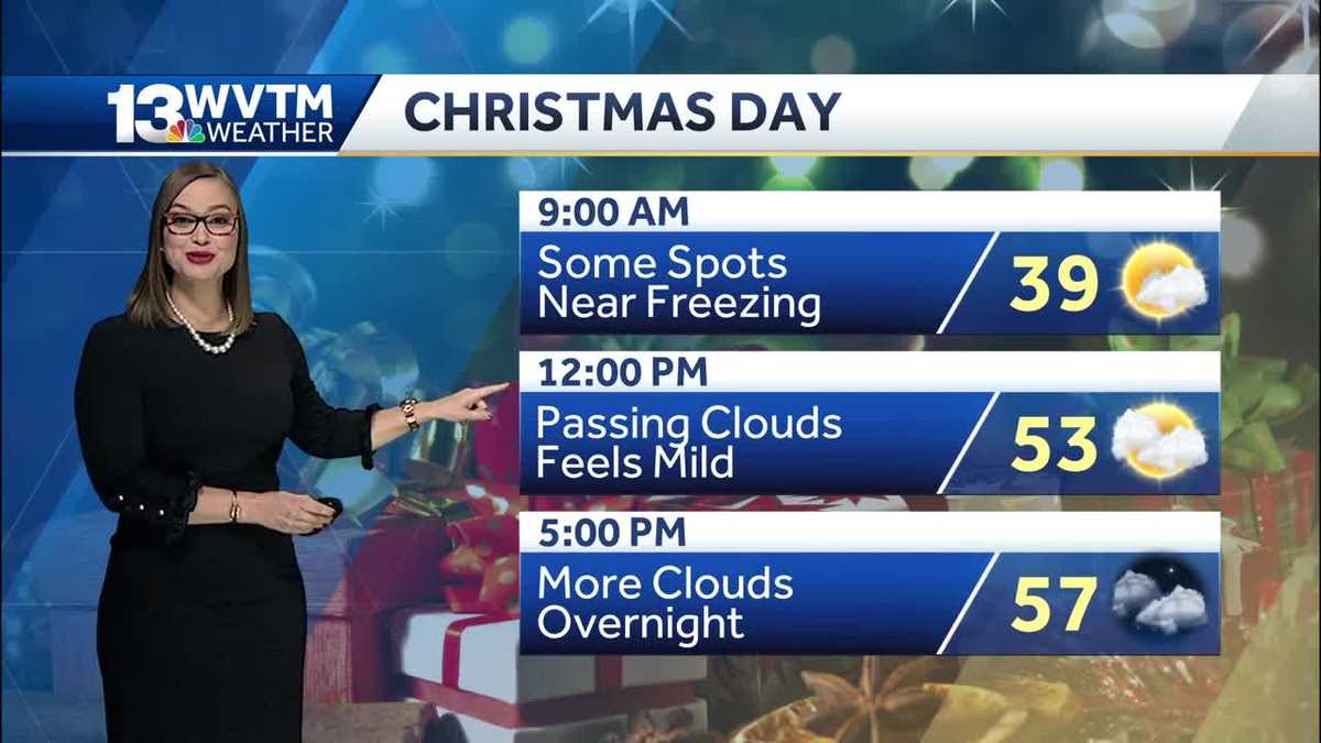 Stellar weather into Christmas Eve