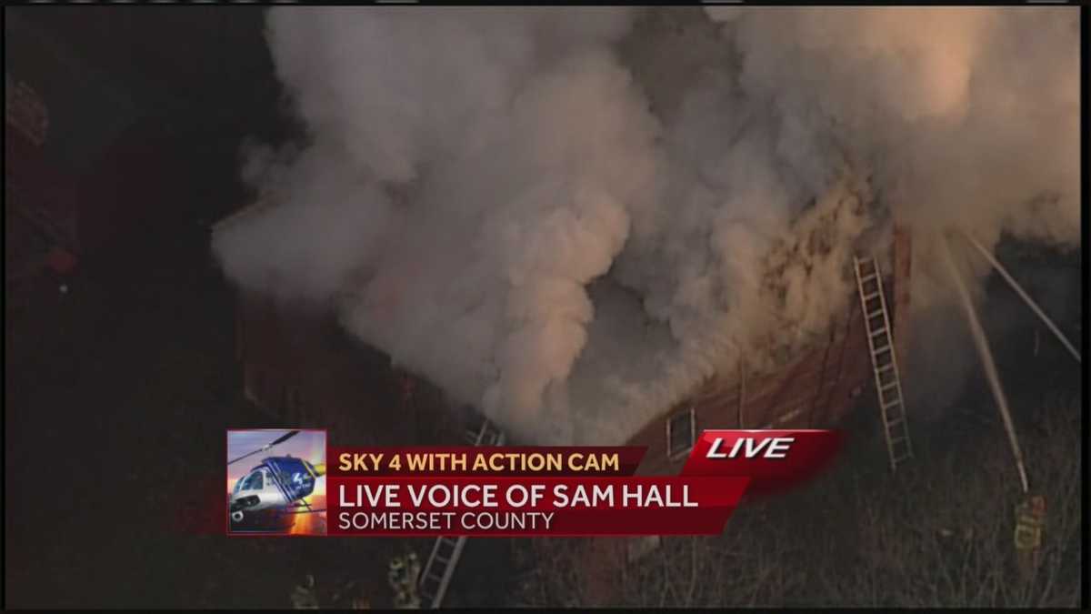 Fire tears through Somerset County home