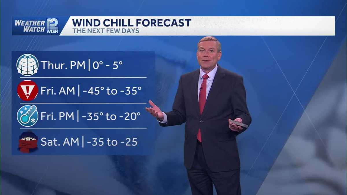 Southeast Wisconsin braces for arctic blast with -40 wind chills