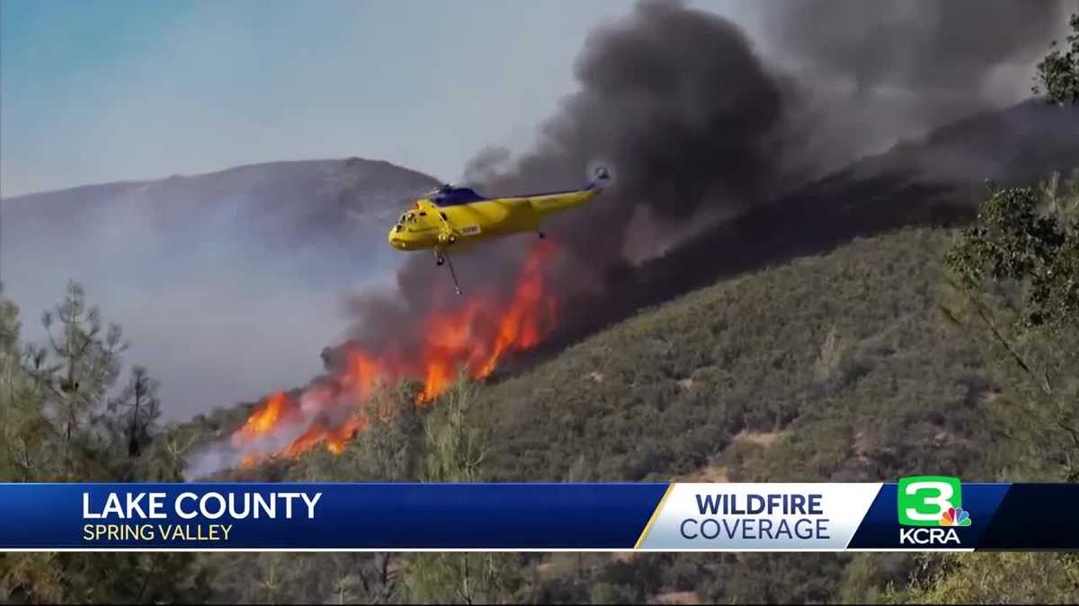 At least 12 homes destroyed by Lake County wildfire