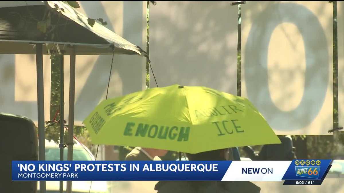 Albuquerque 'No Kings' protest urges early voting