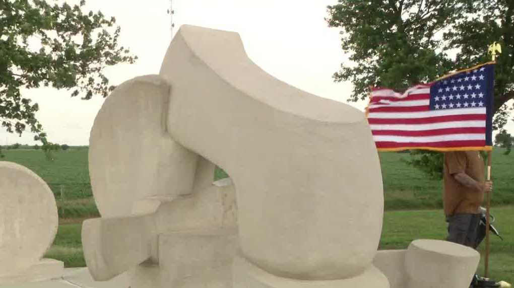 Nebraska rededicates bicentennial sculpture for America's 250th birthday