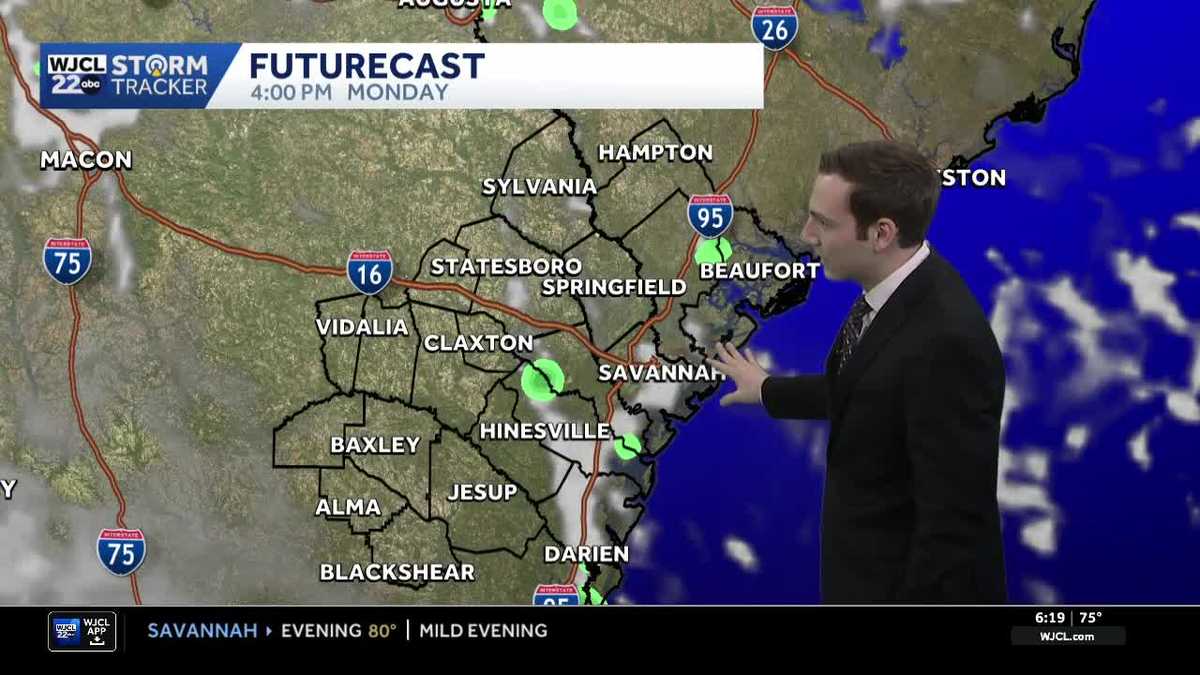 Mostly dry start to the work week for Southeast Georgia and the ...