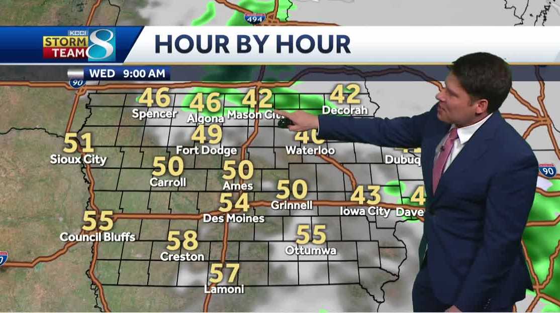 Iowa forecast: Warmer afternoon in Des Moines, rain chances tomorrow