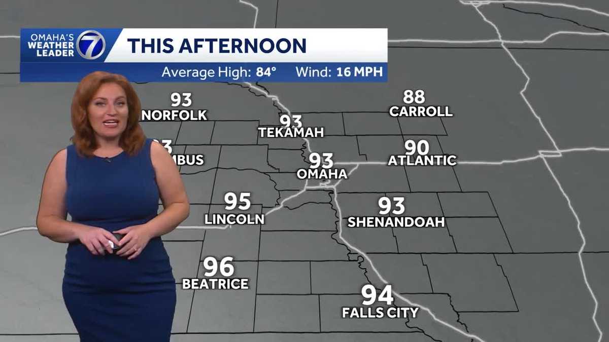 Hot, humid and breezy Saturday afternoon for Omaha area
