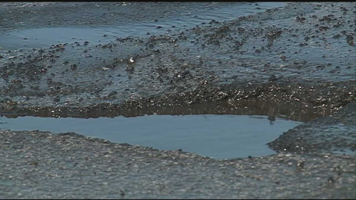 Potholes appear across state