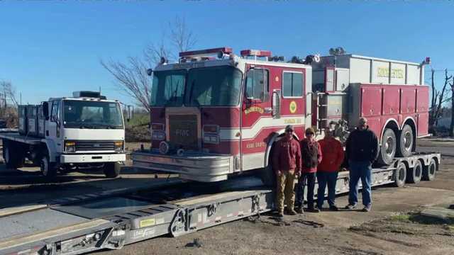 Donated fire tanker on way to tornado-ravaged Kentucky community - Vimarsana News