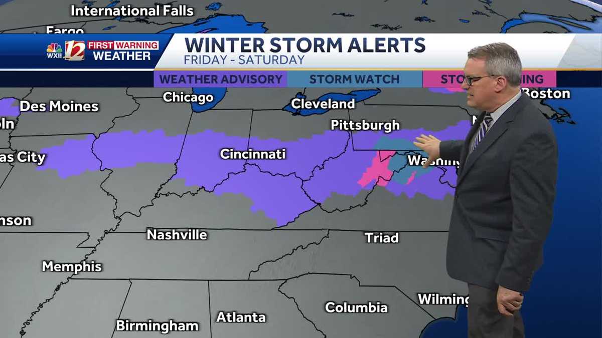 WATCH: Triad weather changes ahead of the weekend