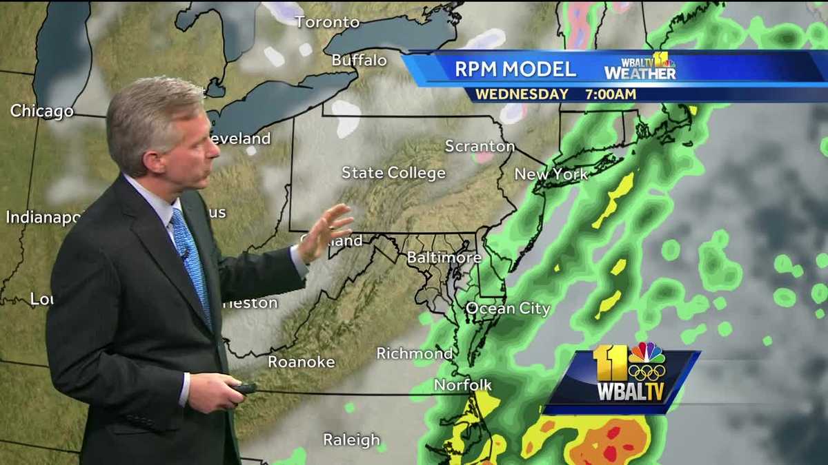 Partly cloudy nearing 60 degrees Tuesday